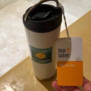 Klean Kanteen bnp paribas open White Insulated Bottle
